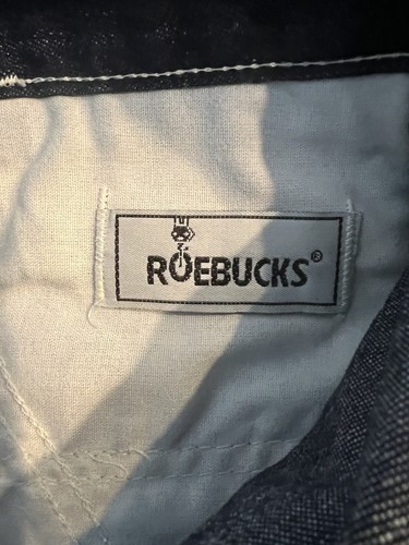Vintage Roebucks Carpenter Herren Jeans 40 x 30 Relaxed Dark Wash Denim EUC - Bild 5 von 8