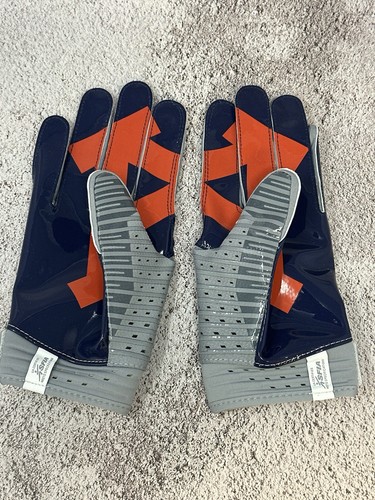 Rare Auburn Tigers "A" Under Armour Spotlight Football Gloves - Large - Picture 4 of 8