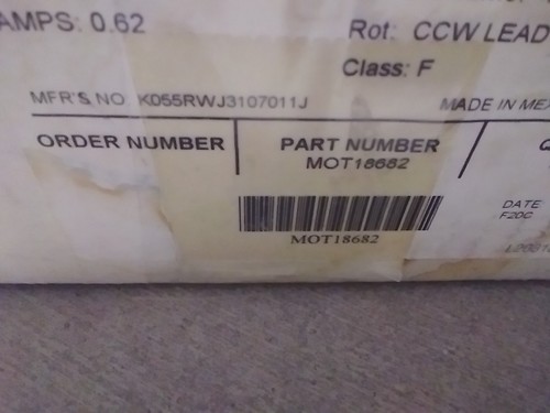 Service First Oem Condenser Fan Part# MOT18682 New Open Box - Picture 2 of 3