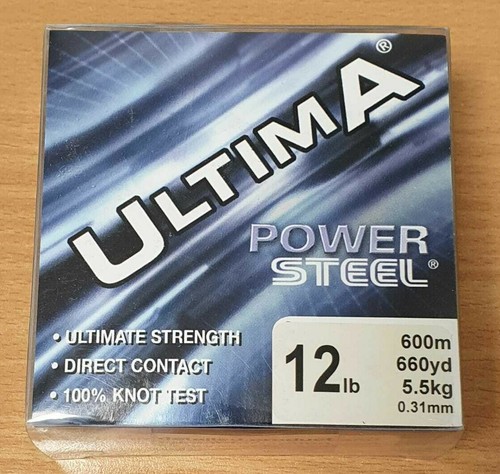 3 x Ultima Power Steel Ultimate Strength Mono Line: 600m: 12lb D-1889 - Picture 3 of 6