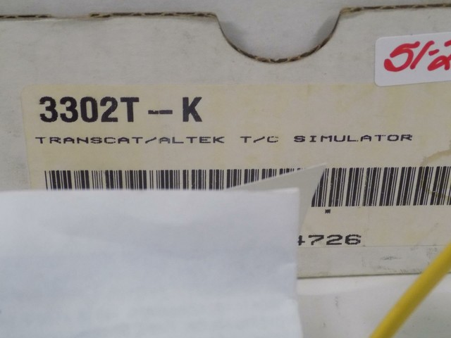 F ALTEK TYPE K THERMOCOUPLE SERIES 22 TC SOURCE DEGREES