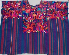 Guatemala Huipil Hand Woven - Chichicastenango - 33"Wx27"L