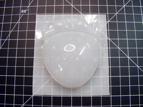 Strawberry Mold Style 2, Bath Bomb Mold, Soap Mold, Chocolate Mold, Craft Mold - Picture 4 of 10