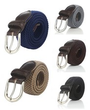 Children's Kids Child Canvas Elastic Fabric Woven Stretch Braided Belts 1