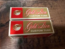 Genalex Gold Lion ECC83 vacuum tube pair. New condition.
