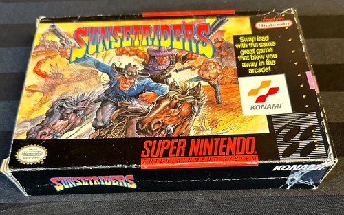 Sunset Riders SNES CIB W/Original Box Poster Manual Reg Card 100% AUTHENTIC - Bild 7 von 14