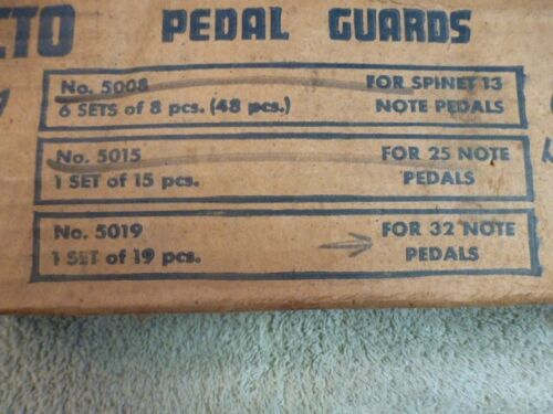 Organ Pedal Guards to cover natural pedals on 24 or 32 note pedal boards. - Picture 2 of 5