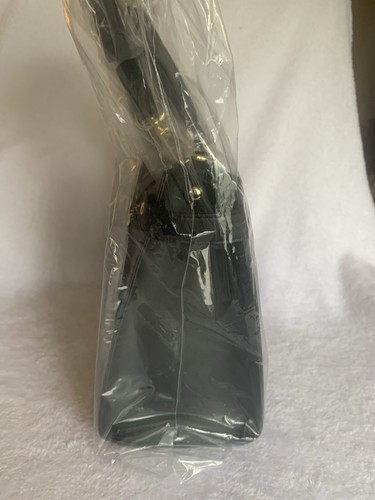 NWT Sealed Nanette Lepore Erika Black Vegan Leather Satchel $108 MSRP - Picture 4 of 7