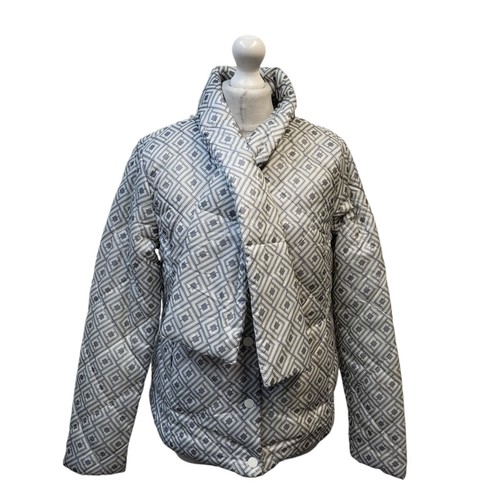 Liz Claiborne Grey Geometric Dress Jacket UK Women's Size S Bnwt EE960 - Picture 2 of 6