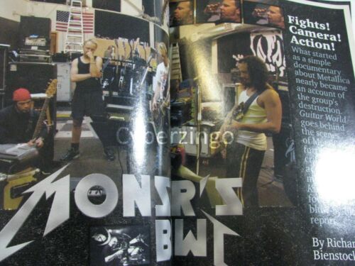Guitar World Metallica June 2004 Vol 25 No 6 Vintage Magazine - Foto 4 di 8