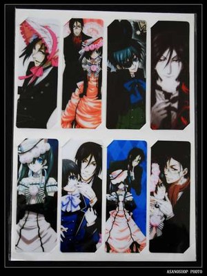 Kuroshitsuji Black Butler Lot de 8 Cartes Postal VI 黒執事