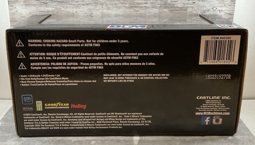 M2 MACHINES 1:24 B&M RACING 1969 CHEVROLET CAMARO SS/RS CHASE R112 23-26 NIP - Picture 6 of 6