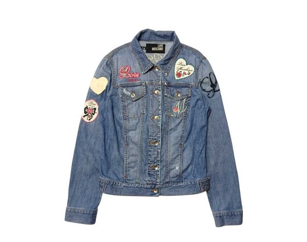 Women Love Moschino Denim Jacket Navy 38