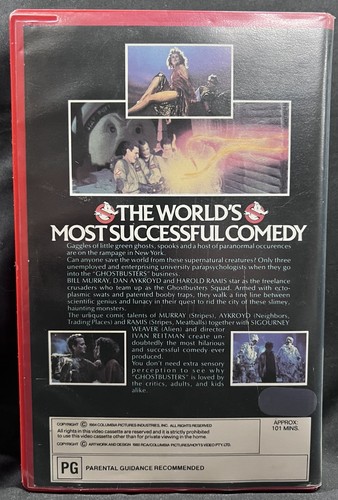 GHOSTBUSTERS VHS Ex-Rental VGC FAST FREE POST - Picture 5 of 5