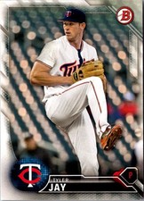 2016 Bowman Prospects Tyler Jay #BP61 Minnesota Twins Baseball Card