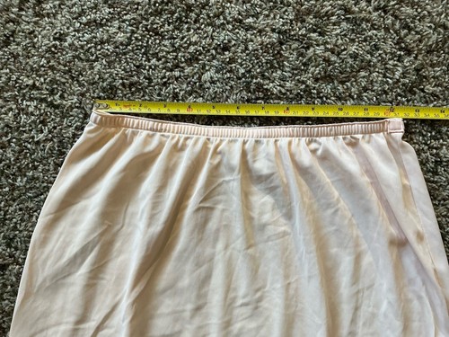 Vintage Kayser Slip Größe Large Pfirsich Farbe VGUC - Bild 6 von 14