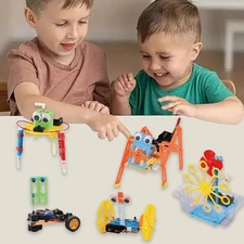 Science experiment kit For Kids,Robot Building Science Engineering Kits B0E5