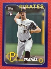 Paul Skenes 2024 Topps Update Royal Blue #US100 Rookie RC