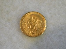 1945 MEXICO GOLD 2-1/2 PESOS AU/BU