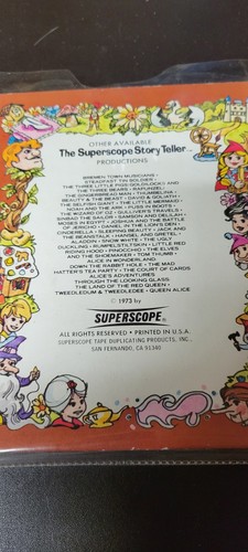 The Superscope Story Teller Presents Rumpelstiltskin Book/Cassette 1973 SEE - Picture 2 of 7