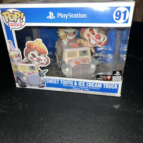 Funko Pop! Rides: Twisted Metal Sweet Tooth & Ice Cream Truck GameStop Exclusive - Bild 1 von 6