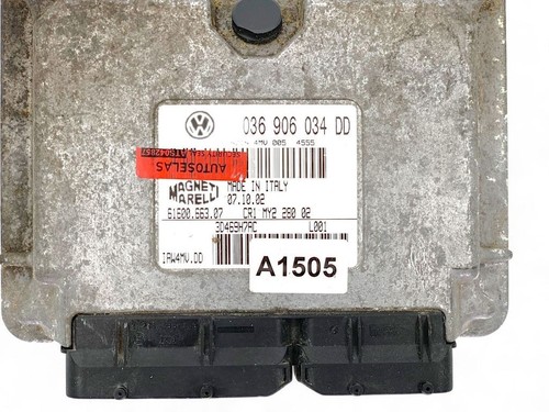 Modulo centralina motore Volkswagen Polo 2002 036906034DD ECU TSL3437 - Foto 3 di 9