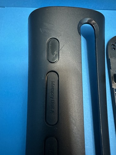 XBOX 360 ORIGINAL OFFICIAL BLACK CONSOLE FRONT FACEPLATE Bottom TopFASCIA COVER - Picture 2 of 3