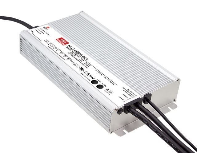 Alimentation LED 48V Mean Well HLG-600H-48A pour stopper les coupures et surchauffes