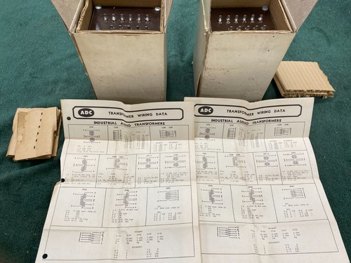 Pair ADC 315G 30 Watt Audio Output Transformers for 2A3 6B4 6L6 Original Boxes - Picture 8 of 14