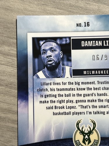 2023-24 Panini Phoenix Damian Lillard #16 Pink Thrillers #/99 Milwaukee Bucks - Picture 3 of 10