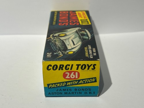 Corgi Toys 261 James Bond Aston Martin DB5, Original, Rare, Vintage, 1960's VNM - Picture 17 of 20