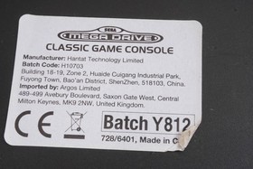 Atgames Sega Mega Drive Mini Classic Console Boxed 81 Games -