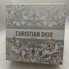 Christian Dior Paris Gold Toile de Jouy EMPTY Gift Box 8x8x6 Display Storage