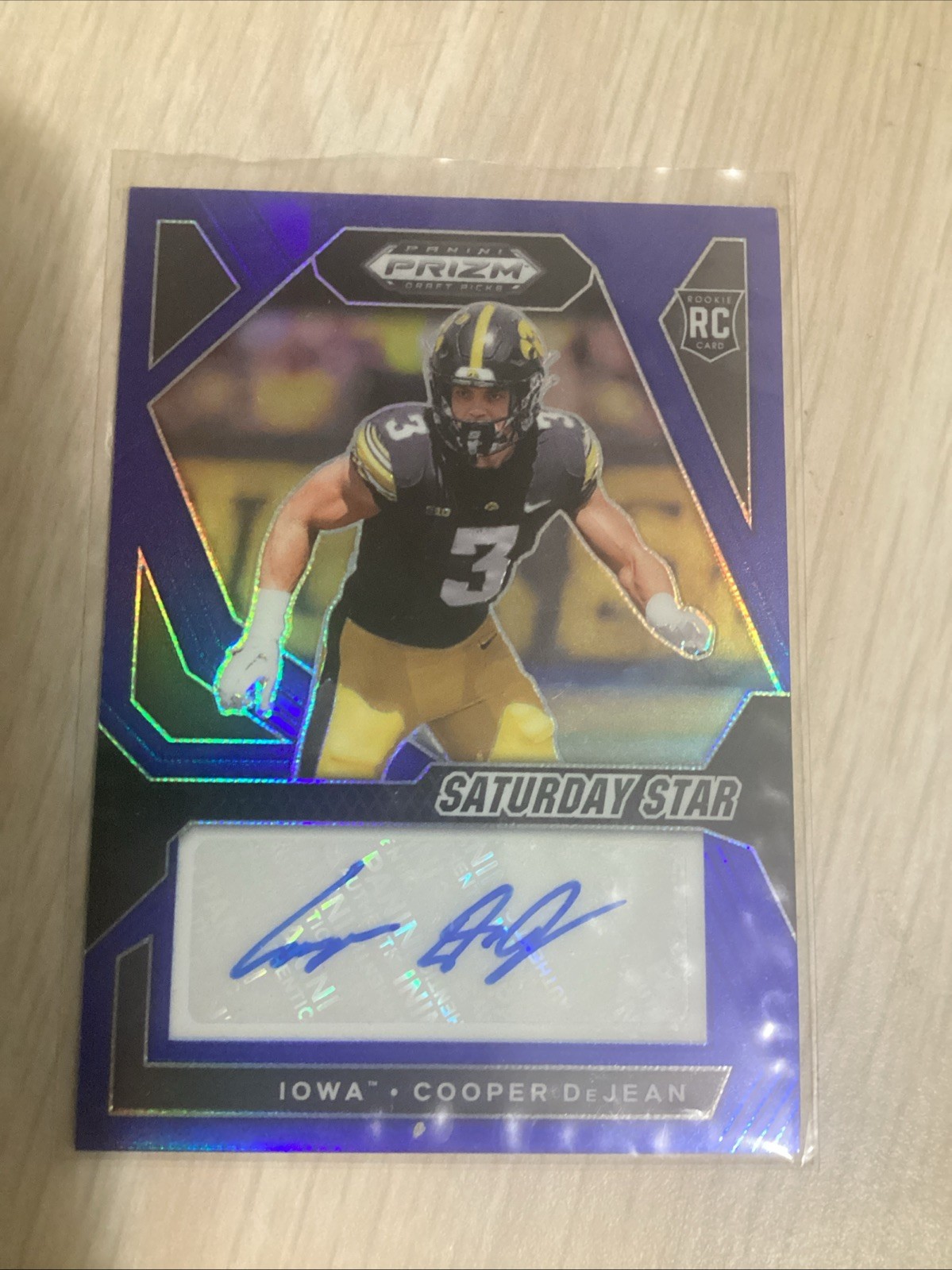 2024  Prizm Draft Picks Saturday Star Signatures Cooper DeJean Blue Prizm /149