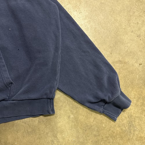 Vintage Nike Hoodie Mens XL Navy Y2K Swoosh Skate Baggy Center Swoosh Surf - Picture 4 of 8