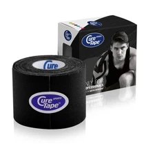 CureTape Sports Kinesiology Tape: 2 in. x 16.5 ft. (Black)