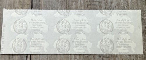 🎄Sandylion Stickerstreifen - Mini Tiere Weihnachten Prismatisch🎄 - Bild 3 von 3