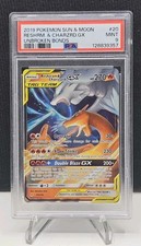 2019 Pokemon Reshiram & Charizard GX Holo Sun Moon Unbroken Bonds 20/214 PSA 9
