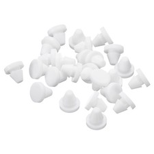 26 Pcs Silicone Hole Plug, White Fit for Bottle Pipes 6-7mm Inner Diameter
