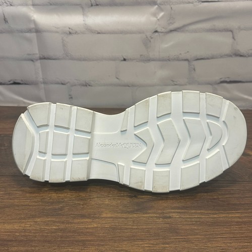 Alexander McQueen Tread Slick Lace Up Sneakers Black/White Size EU 40 US 9.5 - Picture 14 of 18