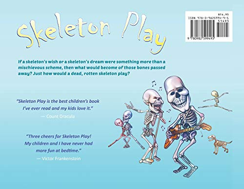 Skeleton Play A Fun Rhyming Halloween Book for Kids (USED) - Picture 2 of 2