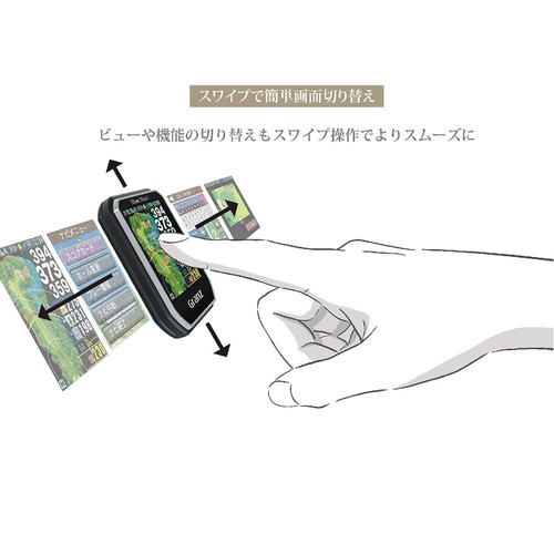 Shot Navi Granz WH Golf GPS Touch Panel große Figuren ultraleicht 54g M - Bild 4 von 7