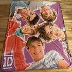 One Direction Fleece Throw Soft Blanket 47x58 1D Purple Liam Payne Harry Styles