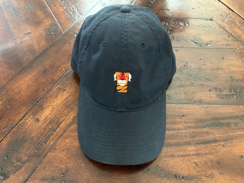 Nike Golf Hat Adult One Size Black Frank Logo Tiger Woods Heritage 86 Dri Fit