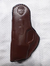 Maxx Carry Brown Leather IWB RH Holster for Kimber Microlite .380