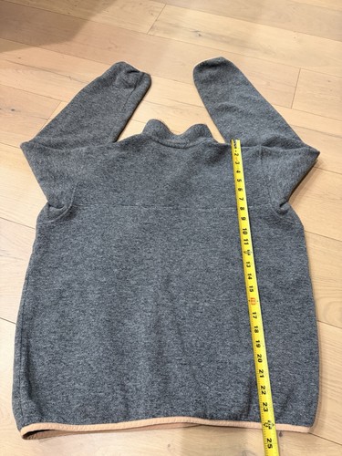 Pullover polar polar Patagonia para mujer Synchilla gris cuarto a presión T talla L - Imagen 8 de 10