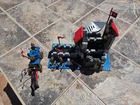 Used Legos 1992 6075 Wolfpack Tower & 6038 Wolfpack Renegades