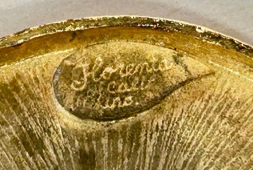 "6" Florenta of California Decorative Door Drawer Pull Back Plate Gold Tone (A12 - Picture 6 of 8