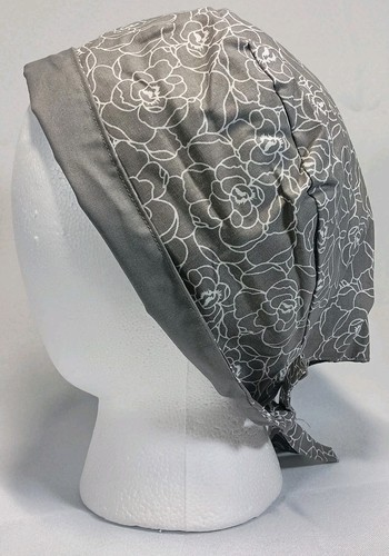 Revirsable Scrub cap Surgical cap Women's NEW Handmade - Picture 6 of 8