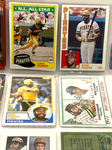 Hall Of Fame Dave Parker Baseball Card Lot (16 Cards), A's, Pirates & Reds - Picture 3 of 10
